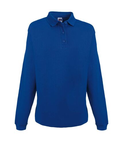 Europe sweatshirt avec col et boutons homme bleu roi vif Russell