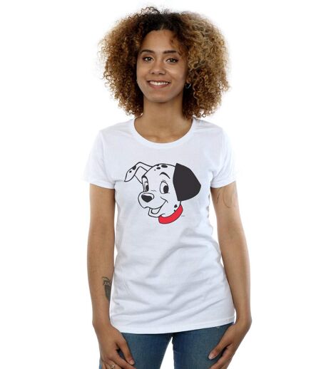 Disney - T-shirt DALMATIANS DALMATIAN HEAD - Femme (Blanc) - UTBI15426