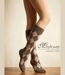 Mayflower CHO741 : Chaussettes mi-bas en angora marron pour une chaleur absolue-1