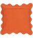 Scalloped coral cushion cover 50cm x 50cm sandy pink Furn