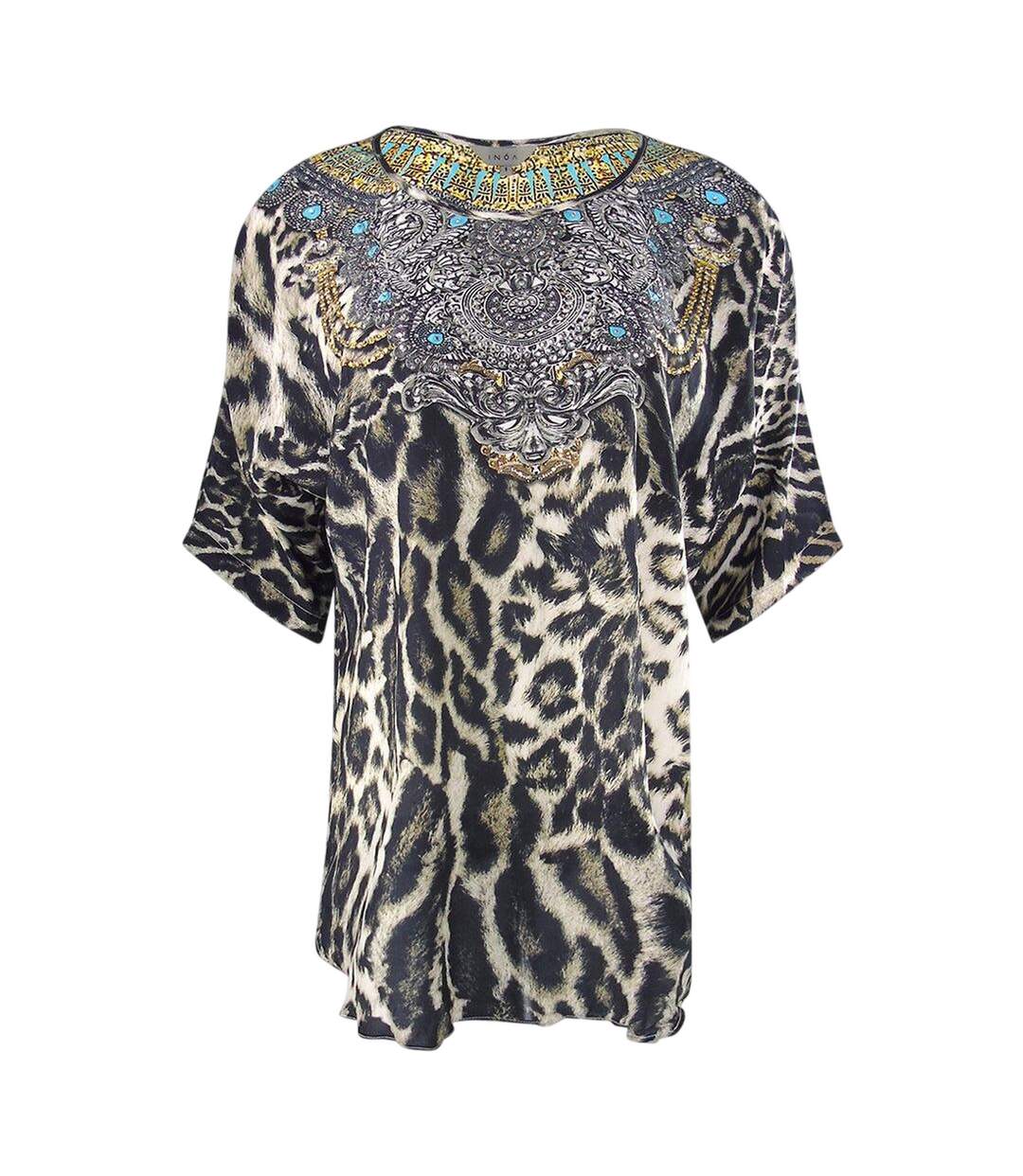 Haut Siberia Fish Femme Beige Noir Inoa-2