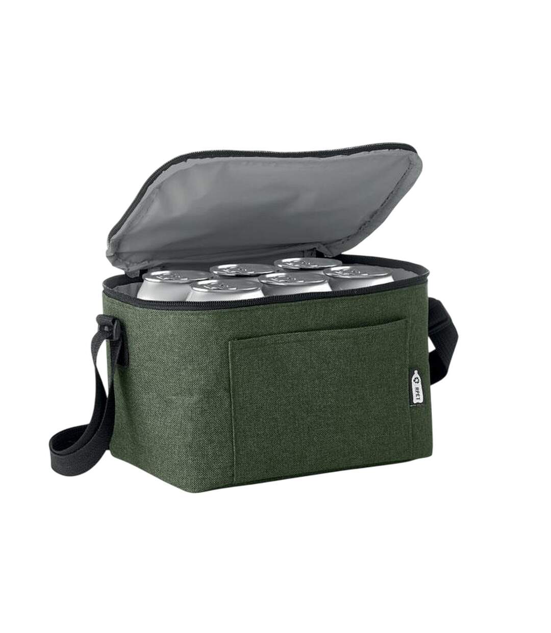Cuba rpet cooler bag 14.5cm x 25cm x 15.5cm dark green MidOcean-4