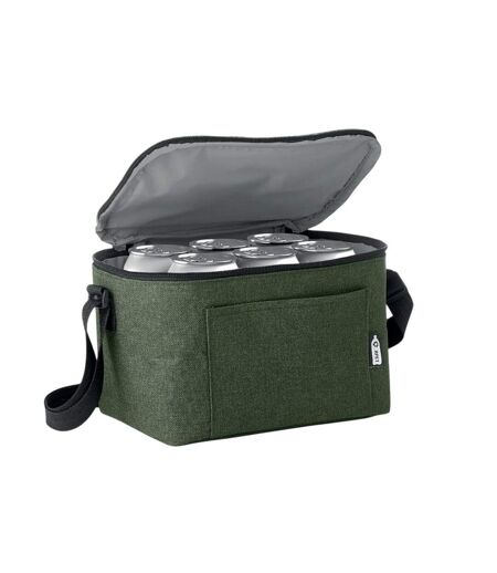 Cuba rpet cooler bag 14.5cm x 25cm x 15.5cm dark green MidOcean