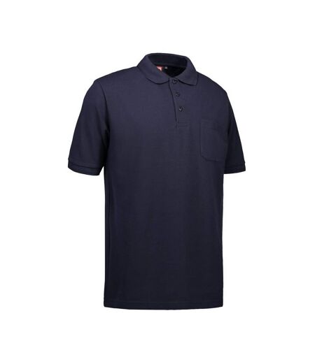 Polo hommes bleu marine ID