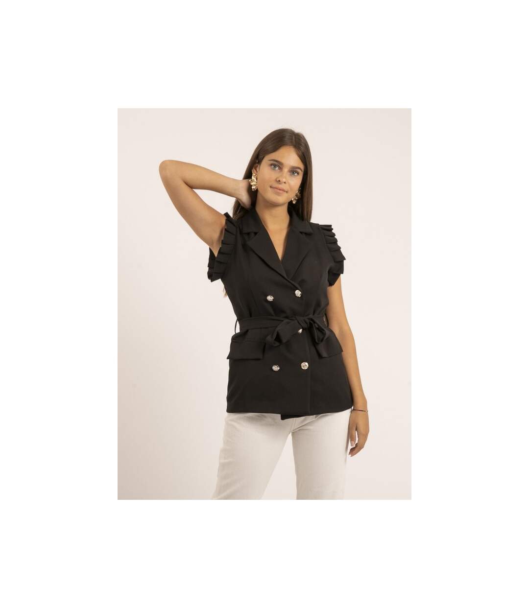 Blazer sans manches UCHENA - Dona X Lisa-1