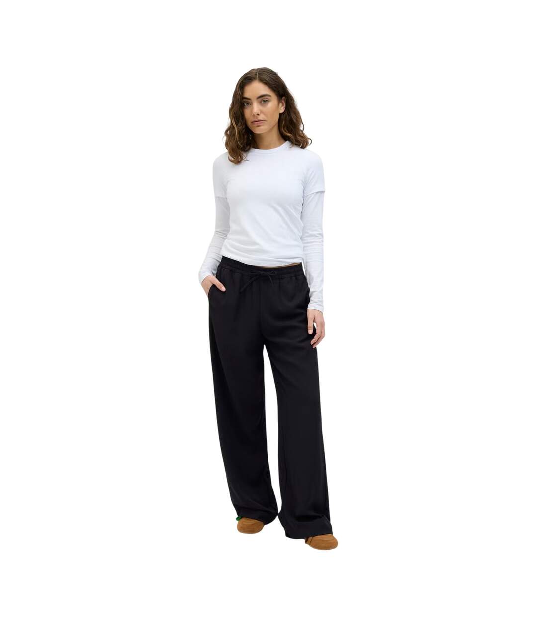 Pantalon Lia Femme Noir JJXX-4