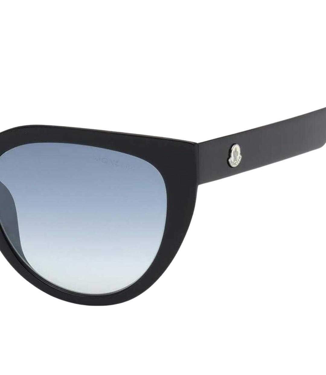 Womens/ladies Ml0076 05w Sunglasses One Size Black Blue Moncler-2