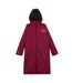 Unisex Adult Waterproof Fleece Lined Changing Robe Dark Maroon Regatta-2
