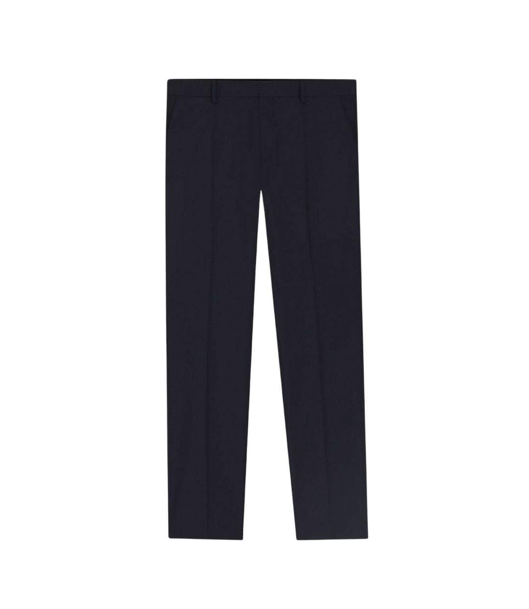 Mens Genius Straight Leg Business Trousers Dark Blue Boss-1