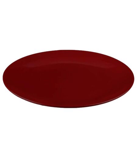 Lot de 6 Assiettes Plates Colorama 26cm Rouge