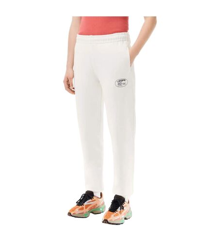 Pantalon De Jogging Femme Crème Lacoste