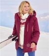 Ski jas met fleecevoering en capuchon   Atlas For Men