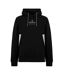 Mens Munich Lettering Print Hoodie Jet Black Luke-1