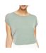 T-shirt Gris/Vert Femme Vero Moda Ava-1