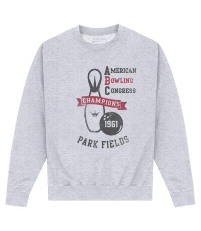 Sweat american bowling conference homme gris chiné Park Fields