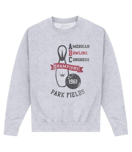 Sweat american bowling conference homme gris chiné Park Fields