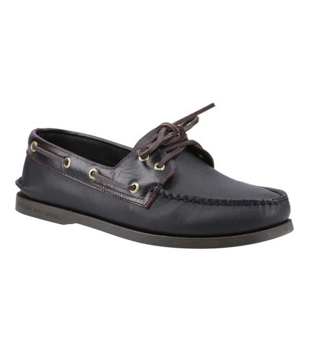 Chaussures Bateau Authentic Homme Grenat Noir Sperry
