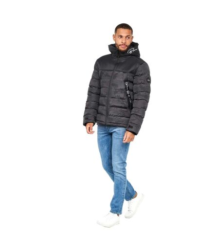 Mens Crespo Jacket Black Camo Born Rich