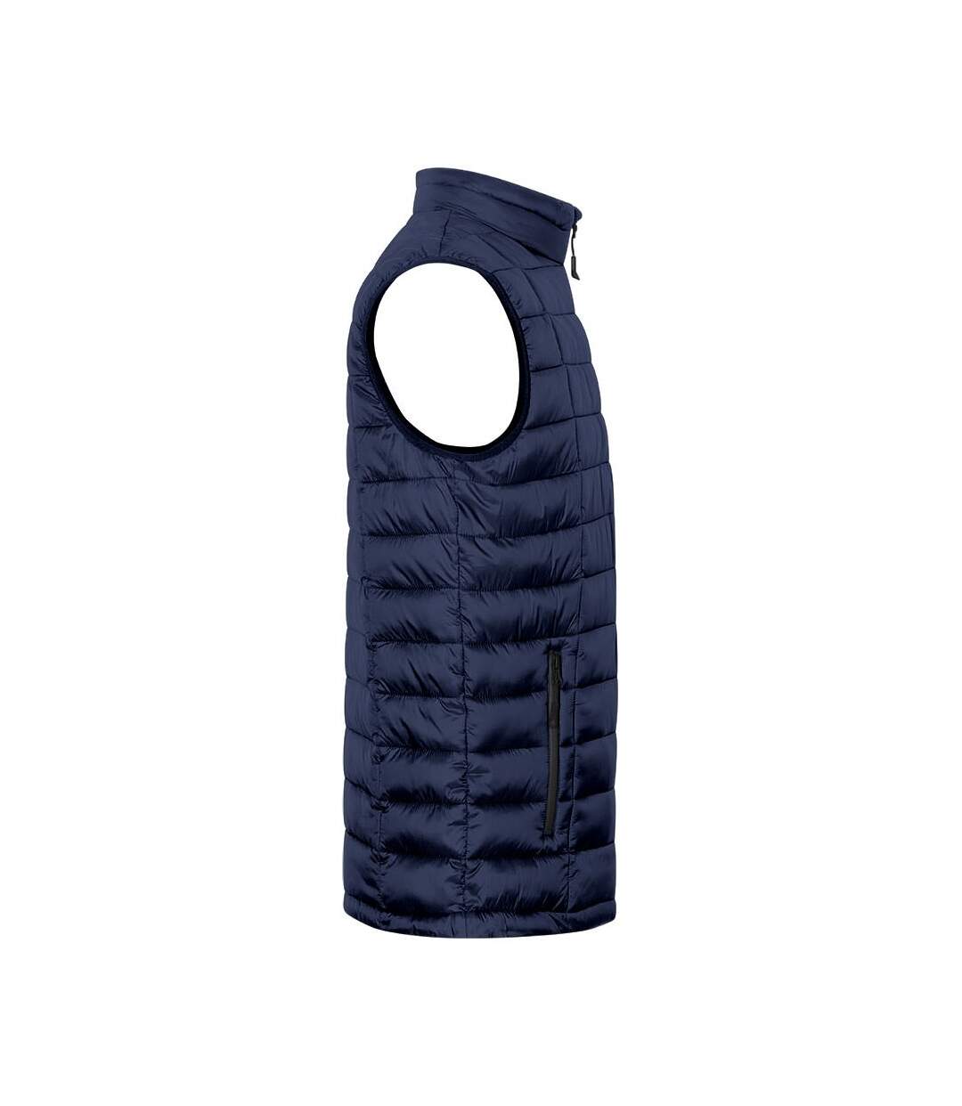 Doudoune Sans Manches Homme Bleu Marine Promodoro-3