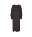 Robe marron foncé femme vero moda jupiter-1