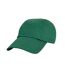 Casquette à profil bas en coton pour enfants vert bouteille Result Headwear-1