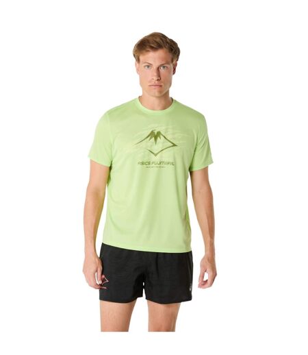 T-shirt Motif/style Logo Fujitrail Homme Vert Asics