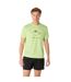 T-shirt Motif/style Logo Fujitrail Homme Vert Asics-2