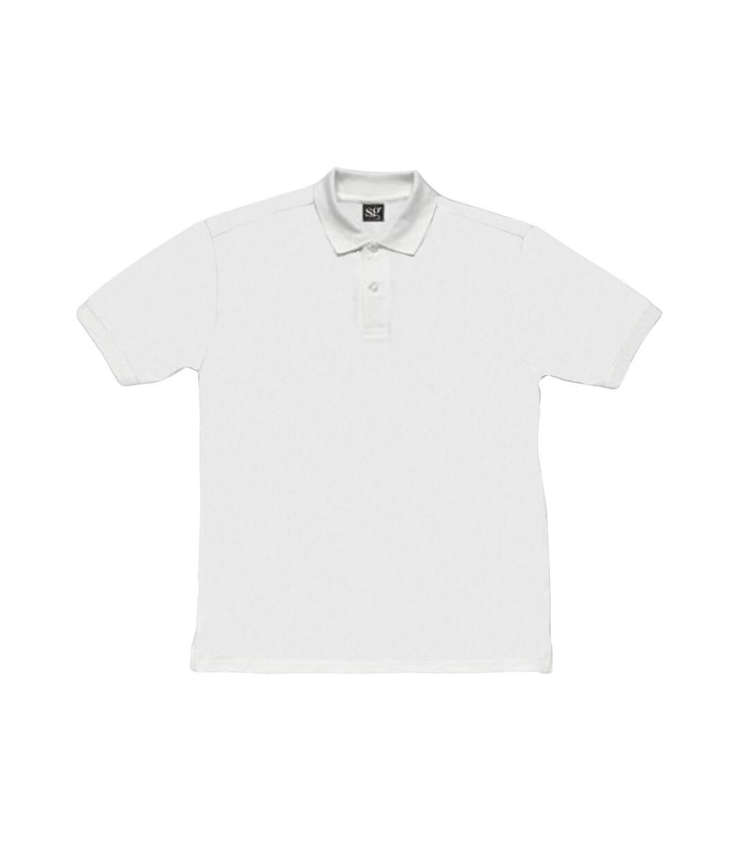 SG Mens Ring-Spun Cotton Short Sleeve Polo Shirt (White)