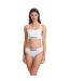Womens/ladies Modern Flex Stretch Thong White Adidas-3