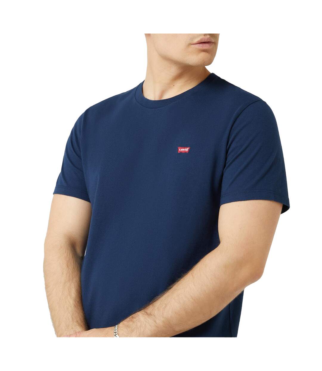 T-shirt Motif/style Aile De Chauve-souris Et Logo Original Homme Bleu Marine Levis-3