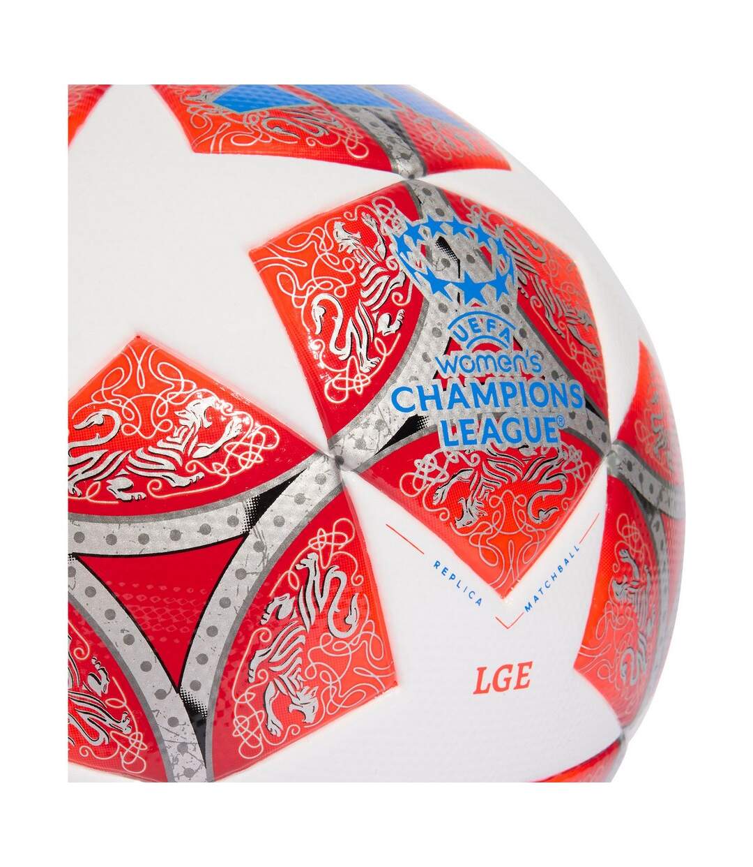 Ballon De Foot Uefa Womens Champions League 2025/26 Taille 5 Rouge Blanc Adidas-4