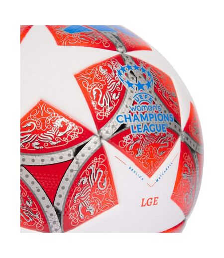 Ballon De Foot Uefa Womens Champions League 2025/26 Taille 5 Rouge Blanc Adidas