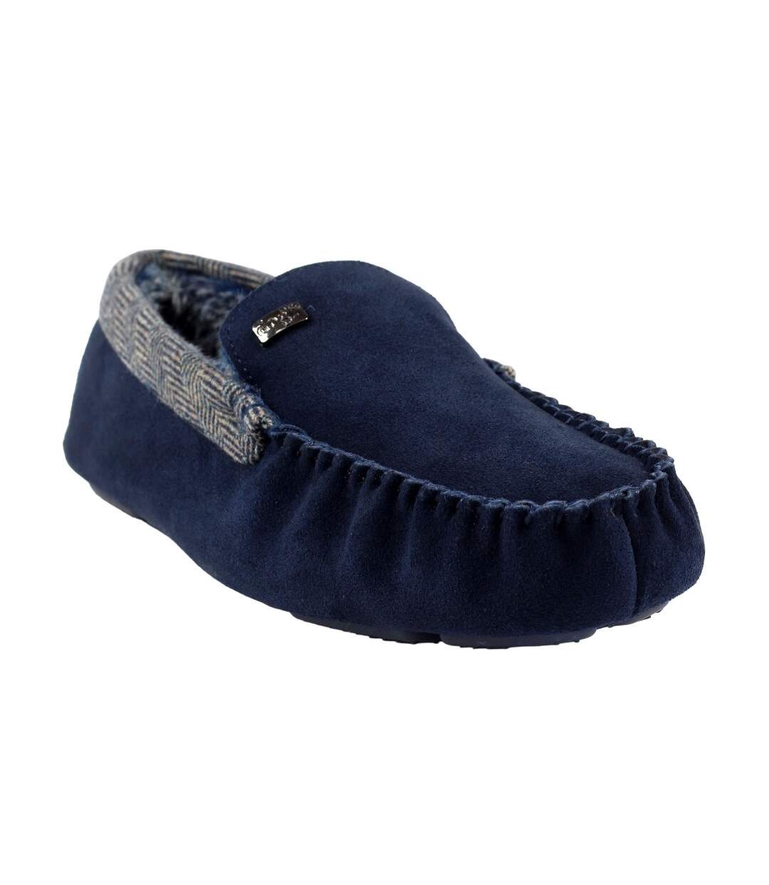 Chaussons worley homme bleu Lazy Dogz