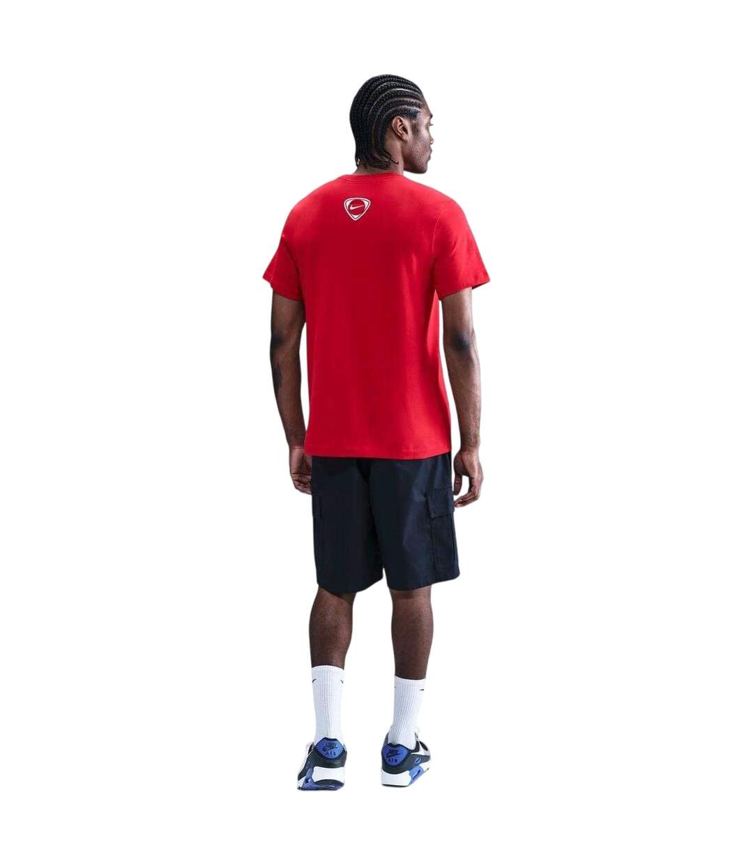 Mens Total 90 T-shirt Red White Nike-3