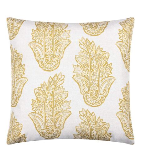 Kalindi paisley outdoor cushion cover 43cm x 43cm saffron Paoletti