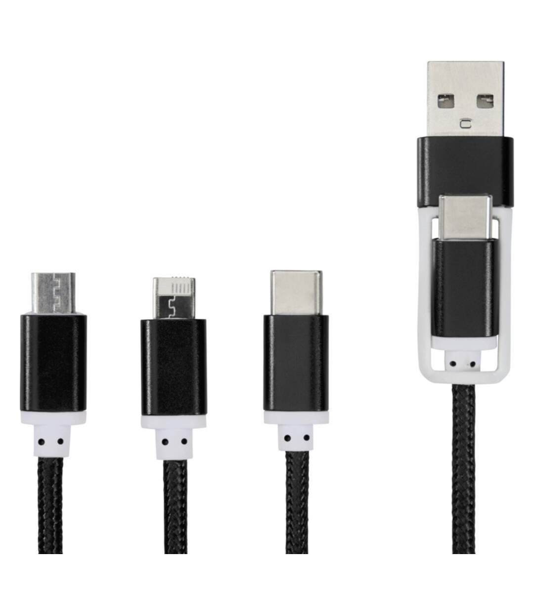 Versatile usb cable one size black Bullet