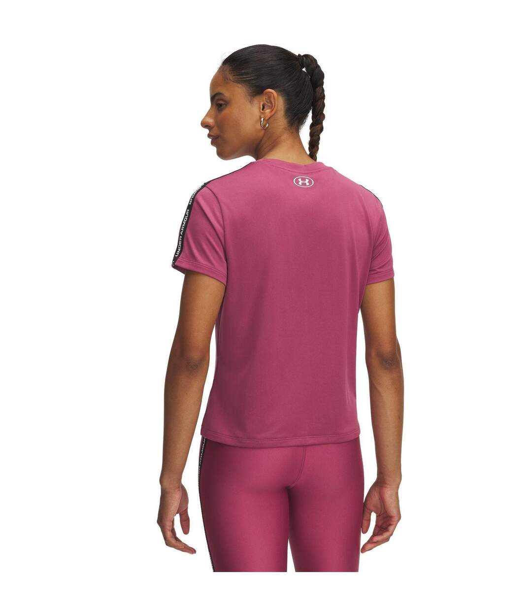 T-shirt Tech Femme Fuchsia Crépuscule Under Armour-2