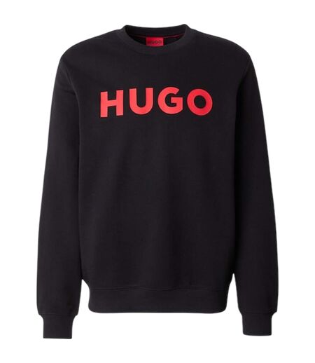 Sweat Motif/style Logo Contrasté Homme Noir Hugo
