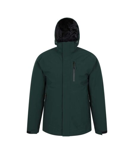 Veste Imperméable Motif/style 3-en-1 Sycamore Homme Vert Foncé Mountain Warehouse