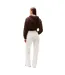 Womens/ladies Crop Hoodie Brown Tommy Jeans-3
