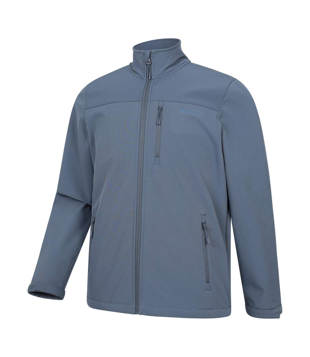 Mens Grasmere Water Resistant Soft Shell Jacket Blue Mountain Warehouse-3