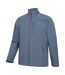 Mens Grasmere Water Resistant Soft Shell Jacket Blue Mountain Warehouse-3