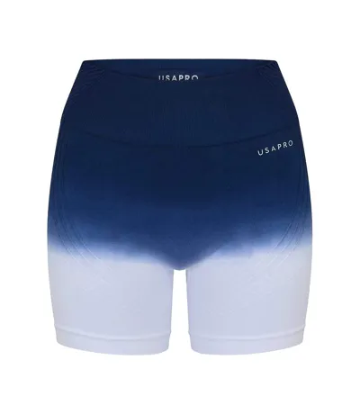 Cuissard De Cyclisme Motif/style Ombré Femme Bleu Marine Blanc USA