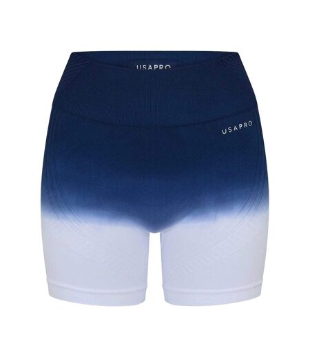 Cuissard De Cyclisme Motif/style Ombré Femme Bleu Marine Blanc USA