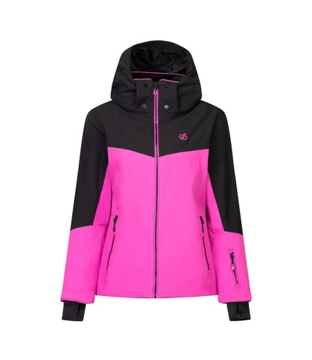 Blouson De Ski Flurry Femme Rose Fuchsia Noir Dare 2B