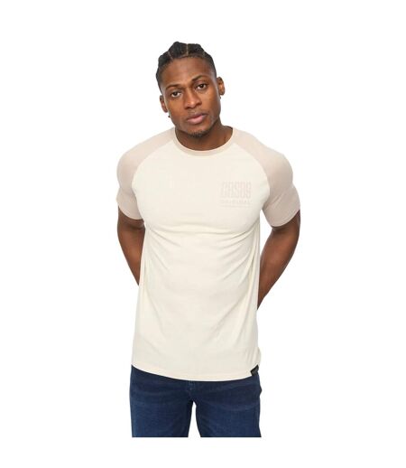 T-shirt Bretsby Homme Beige Crosshatch