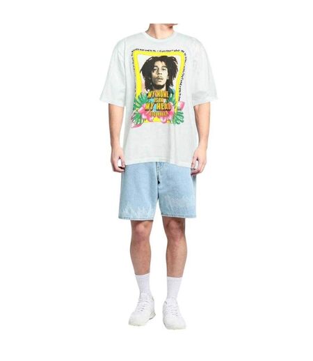 Unisex Adult My Home Is In My Head Bob Marley T-shirt White DSquared2