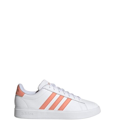 Mens Grand Court 2.0 Trainers White Pink Adidas