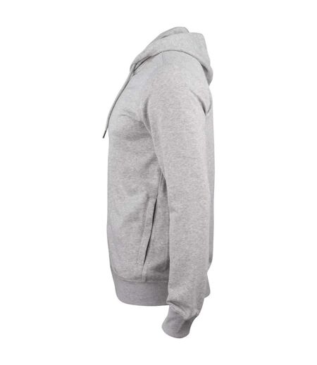 Veste À Capuche Homme Gris Chiné Clique