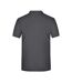 Polo Motif/style Uni Homme Graphite Blanc James And Nicholson-2